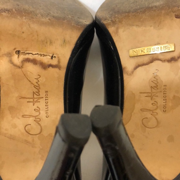 NikeAir Cole Haan Patent Leather Peep Toe - Picture 8 of 8